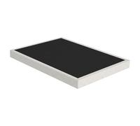 Sommier tapissier SR15 beige 160x200 Lattes bois massif - H.15 cm - Made in France
