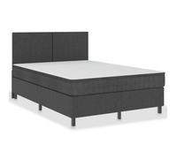 Sommier tapissier VIDAXL - Gris - 140 x 200 cm - 14 lattes - 2 personnes