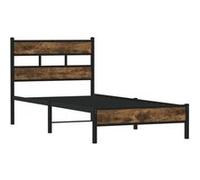 Sommier vidaxl 107x203 cm 1 hauteur 91.5 cm Taupe