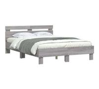Sommier vidaxl 135x190 cm non communique 2 hauteur 70 cm gris G