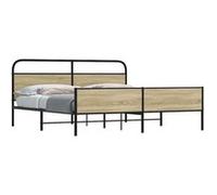 Sommier vidaxl 200x203 cm 2 hauteur 100 cm bois