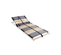 Sommier vidaxl 80x190 cm relax manuel 1 Marron