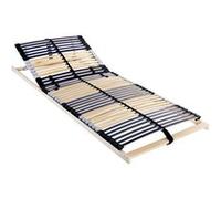 Sommier vidaxl 80x190 cm relax manuel 1 Marron