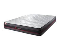 Somness Matelas Regen à Mémoire de Forme 140x190 cm - Épaisseur: 24 cm - Confort Ferme - Mousse HD pour Sommeil récupérateur- Réversible Eté/Hiver -Fabrication européenne - Garantie : 10 Ans