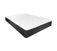 Somnia Descanso Bombay Matelas viscoélastique réversible, Ergonomique, Confort et dureté optimales, Anti-acariens, Anti-bactéries et hypoallergénique, 90 x 180 cm