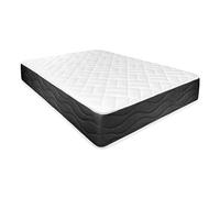 Somnia Descanso Bombay Matelas viscoélastique réversible, Ergonomique, Confort et dureté optimales, épaisseur 25 cm, Anti-acariens, Anti-bactéries et hypoallergénique, 120 x 200 cm