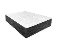 Somnia Descanso Bombay Matelas viscoélastique réversible, Ergonomique, Confort et dureté optimaux, épaisseur 30 cm, Anti-acariens, Anti-bactéries et hypoallergénique, 90 x 200 cm