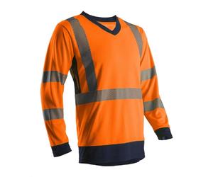 SOMO 5SOM17R00S T-shirt manches longues haute visibilité orange fluo 2XL