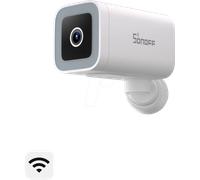 SONOFF CAM-B1P Caméra de Sécurité Extérieure 2K HD, Vision Nocturne Couleur, 180° Panorama, AI Détection Suivi, IP65 Étanchéité, Audio Bidirectionnel, Compatible Smart Home