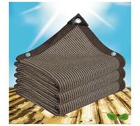 Sonakia Filet D'ombrage, Tissu D'ombrage Résistant 85% Aux UV, Filet D'ombrage pour Serre De Jardin, Filet D'intimité pour Patio, Voile D'ombrage Rectangulaire Extérieure, Marron,2x6m(7 * 20ft)