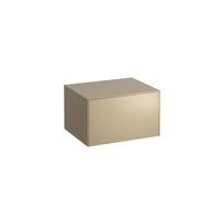 Sonar meuble sans découpe 575 mm avec un tiroir doré (laqué) 575x455x340 mm - LAUFEN H4054000340401