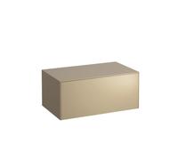 Sonar meuble sans découpe 775 mm avec un tiroir doré (laqué) 775x455x340 mm - LAUFEN H4054100340401