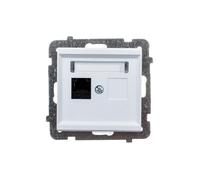 SONATA Prise PC simple, kat. 5e MMC tapis blanc GPK-1R/K/m/75