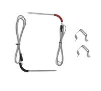 Sonde Acier Double Pointe Pour Four Pellet pour weber Sonde Acier | Lecture précise, double aiguille, compatible pour gaz, acier , pour idéal steak