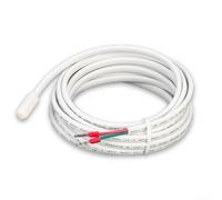 Sonde de capteur de sol étanche 10K 3950 avec câble étendu pour électrique | Thermostat de chauffage, capteur de température externe haute température, accessoire blanc