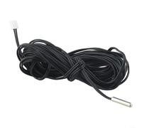 Sonde de capteur de température à thermistance 4 x 20 mm 10 K 1 % B3950 avec câble en PVC XH2.54 de 1 m pour réfrigérateur, chauffe-eau, sèche-linge, four -40 à 300 °C (5 m)