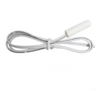 Sonde de capteur de température de réfrigérateur à tête ronde 2K 5K Thermostat de dégivrage pour unité de congélation froide Partie de fixation PVC blanc (3)