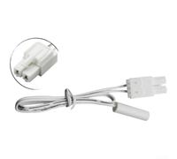 Sonde de capteur de thermistance 5K 2K pour réfrigérateur Tête ronde Thermostat de dégivrage pour unité de refroidissement Câble en PVC blanc (2)