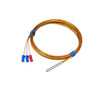 Sonde de capteur température cryogénique RTD PT100 PT1000, -200~260 °C, acier inoxydable étanche 4x30 mm for congélateur, stockage au froid, utilisation industrielle 1 pièce(B-2m-50-350)
