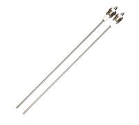 Sonde de niveau d'eau de chaudière en acier inoxydable Tige d'électrode G1/2 Filetage pour chaudière à vapeur Détection de sécurité jusqu'à 200 °C Argent (G1/2)