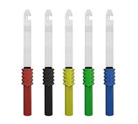 Sonde de perçage de fil isolée colorée avec broche à aiguille de | Rallonge de fil de multimètre pour fiche banane 4 mm, pointe en acier inoxydable, tension 30-60 V