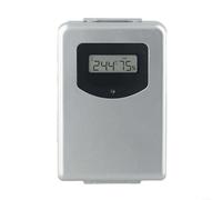 Sonde de station météo sans fil 433MHz Digital Thermo-Hygromètre pour Maison, Bureau, Serre, Laboratoire, Température et Humidité Moniteur -20°C à 70°C, Argent