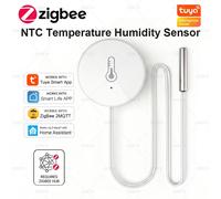 Sonde de température et d'humidité Tuya Zigbee NTC, détecte la température des liquides de piscine, baignoire, réfrigérateur, congélateur pour Z2M Smart Life Hub No Probe