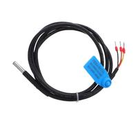 Sonde de Température Étanche en Acier Inoxydable Encapsulée Noire DIY | Détection Rapide, Résistante à Corrosion, Compatible Réservoir D’Eau, Réfrigérateur et Installations Extérieures
