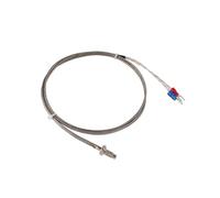 Sonde de thermocouple étanche type K mise à la terre, M6 fileté M8, capteur température résistance thermique, sonde ligne E 0,5 M 1 2 3 mètres(K 1m M6)