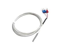 Sonde de thermocouple étanche type K mise à la terre, PT100, thermistance mesure température 4x30MM avec connecteur 3 bornes, câble PTFE 1/2/3/4/5M(3 Meterseter Cable Length,2B Level 0.5mm)