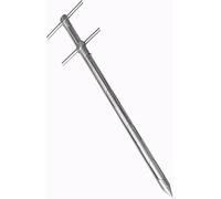 Sonde d'échantillonnage de grains en acier inoxydable avec poignée rotative for des granules efficaces et un sac solide(2.62ft)