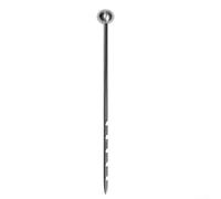 Sonde d'échantillonnage de sol en acier inoxydable de 35,6 cm - Testeur d'humidité du sol manuel et sonde de sol de jardin pour plantes en pot - Utilisation intérieure et extérieure - Pas besoin de