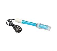 Sonde d'électrode 0-14 pH PH-201 bleue avec connecteur BNC. Capteur d'hydroculture professionnel compatible avec contrôleurs de test d'eau, aquarium et détecteur de qualité de l'eau de piscine (noir)