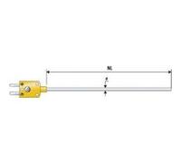 Sonde d'immersion B + B Thermo-Technik K625 0150-30 -200 à +1100 °C sonde: K étalonné d'usine (sans certificat) 1 pc(s)