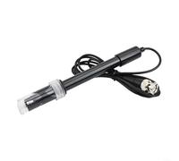 Sonde électrode pH 0-14 pH avec connecteur BNC et câble de 115 cm compatible avec pH-mètres et contrôleurs pour test d'eau, aquariums, piscines, hydroponie, laboratoire