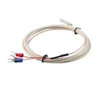 Sonde Pt100 Acier 304 Immersion Eau -50 à 450°C Sonde Pt100 Acier(2meter) | Acier 304, immersion directe, étanche IP68, plage -50 à 450°C, usage industriel