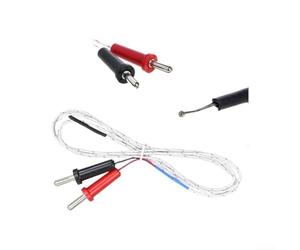 Sonde Température Type K 1m Câble Blindé | Connecteur banane standard, compatible multimètres, pour fil pour cuivre protégé, longueur 1m, usage général