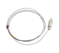 Sonde thermocouple à anneau fileté, type K/E haute température 0-400°C, WREM-201/301 pour machine à plastifier, 16/20 x 1,5 mm (filetage K201 16 mm)