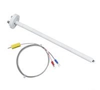 Sonde thermocouple de type K à haute température 1300 °C avec tresse en acier inoxydable pour four, barbecue, utilisation industrielle, 200-300 mm (250 mm)