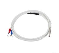 Sonde thermocouple de type K avec plage de 0 à 800 degrés Celsius, élément de détection en acier inoxydable de 4 mm x 30 mm, 2 fils, câble de 1 m (5 mètres)
