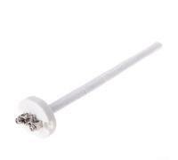 Sonde thermocouple de type K pour four capteur haute température | jusqu'à 1100 °C, 200 mm de longueur, 1,5 mm de diamètre, blanc pour compteurs numériques et régulateurs de température