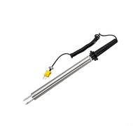 Sonde thermocouple K-Type-Surface 0-1000C, capteur à double ressort en acier inoxydable avec câble spiralé pour le soudage du travail des métaux