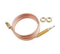 Sonde thermocouple M8 pour brûleurs à gaz, cheminée, barbecue, chauffage avec écrou fileté, accessoires de rechange pour équipement de chauffage de cuisinière et four (150 cm)