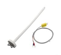 Sonde Thermocouple Type K Céramique 2372°F Haute Température(300mm) | Mesure jusqu'à 2372°F, tube céramique , connexion directe aux thermomètres digitaux
