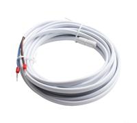 Sonde Thermostat pour chauffage pour sol Câble Rigide pour robuste | IP68 étanche, pour idéal zones humides, mesure pour sol/eau, câble flexible, précision fiable