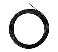 Sonde tire-câble en nylon noir Ø 4 mm 15 mètres avec embouts interchangeables