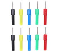 Sondes de test multimètre, prise 4mm, 5 couleurs, perçage de fil | Laiton, PA, perceur de fil, utilisation d'une pince multimètre, fils de fiche banane de 4 mm, entretien de voiture, 30Vac-60