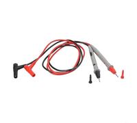 Sondes multimètres isolées en silicone avec fils d'aiguille ultra fine, sonde à pointe fine pour test de broches IC LED, haute pour les petits testeurs de composants, câbles banane rouge et noir