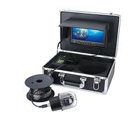 Sondeur de Poisson, 9 "DVR Enregistreur 20m / 50m 100m Fiseur de Poisson pêche sous-Marine IP68 Imperméable 20 Le Caméra tournante DS 360 degrés(FX9D-50M)