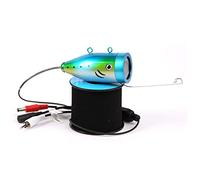 Sondeur de Poisson, Accessoires de caméra pêche sous-Marins Simples for 1 Pouce Fish Finder 12 LED IR Lampe Infrarouge ou Blanc Brillant(15m Cable White LED)